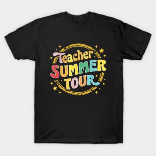 Teacher The Freedom Tour 2024 Summer Last Day of School T-Shirt